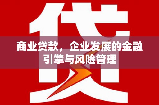利通商业贷款，企业发展的金融引擎与风险管理
