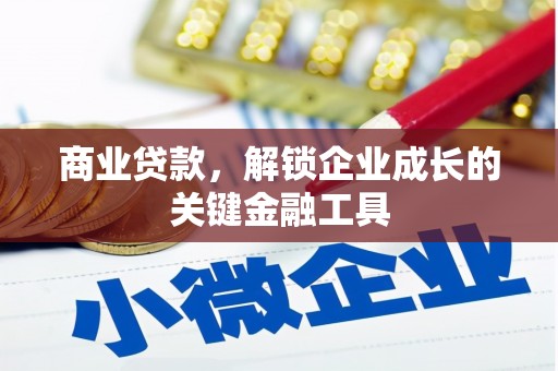 利通商业贷款，解锁企业成长的关键金融工具