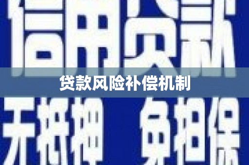 利通贷款风险补偿机制