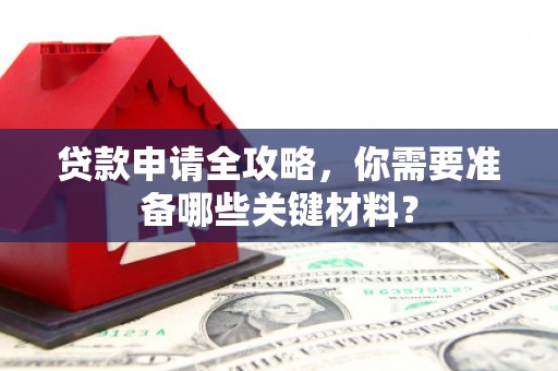 利通贷款申请全攻略，你需要准备哪些关键材料？