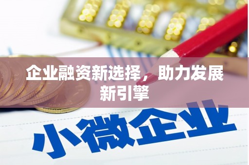 利通企业融资新选择，助力发展新引擎