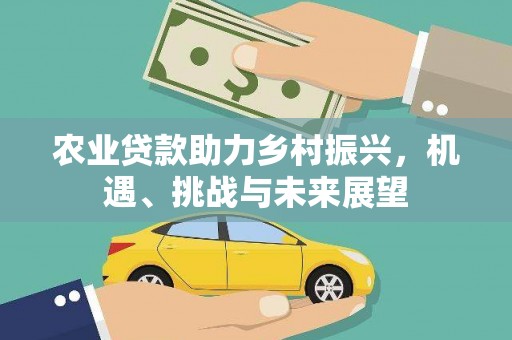 利通农业贷款助力乡村振兴，机遇、挑战与未来展望