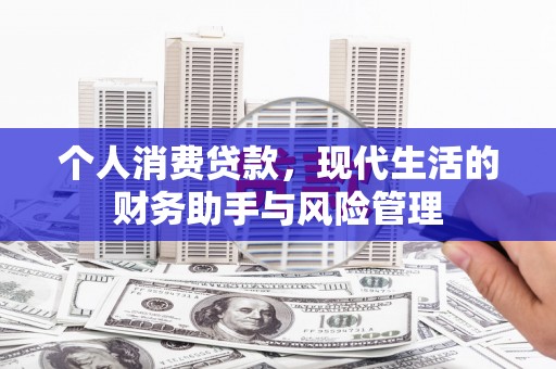 利通个人消费贷款，现代生活的财务助手与风险管理