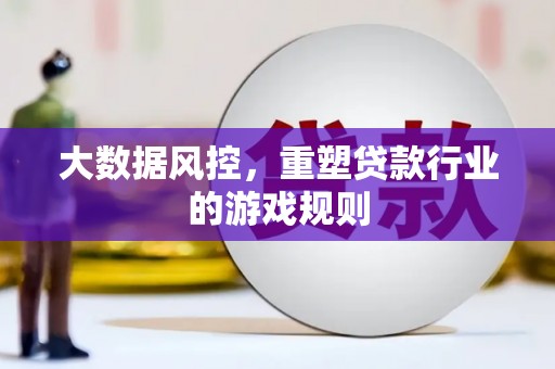 利通大数据风控，重塑贷款行业的游戏规则