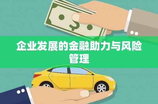 利通企业发展的金融助力与风险管理