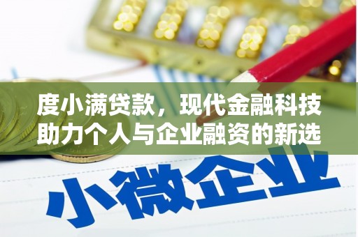 利通度小满贷款，现代金融科技助力个人与企业融资的新选择