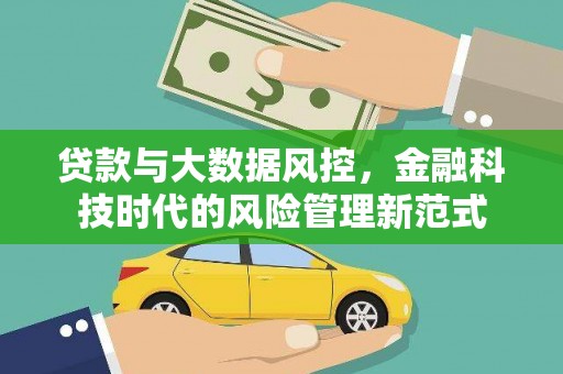 利通贷款与大数据风控，金融科技时代的风险管理新范式