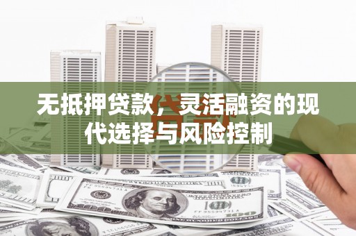 利通无抵押贷款，灵活融资的现代选择与风险控制