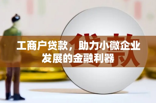 利通工商户贷款，助力小微企业发展的金融利器