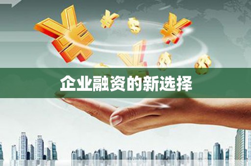 利通企业融资的新选择