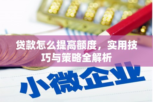 利通贷款怎么提高额度，实用技巧与策略全解析