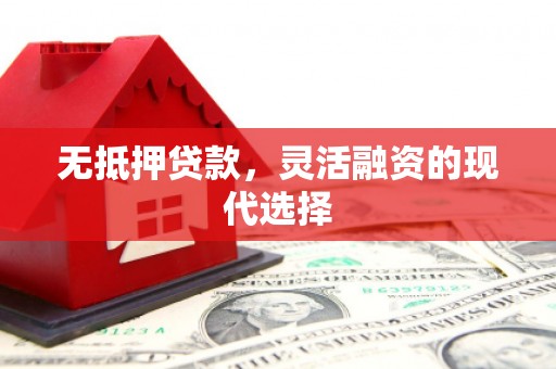 利通无抵押贷款，灵活融资的现代选择