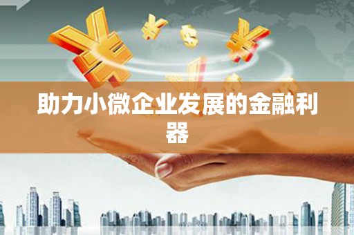利通助力小微企业发展的金融利器