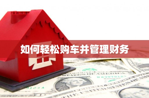 利通如何轻松购车并管理财务