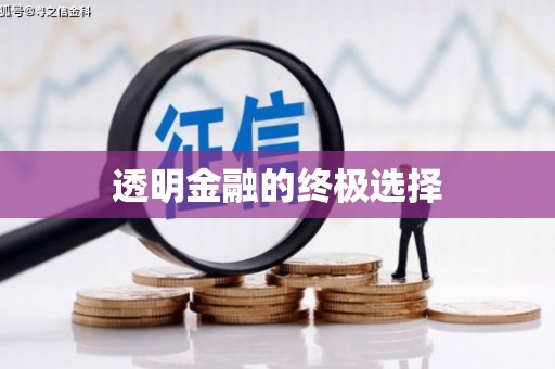 利通透明金融的终极选择