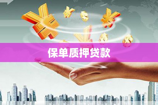 利通保单质押贷款