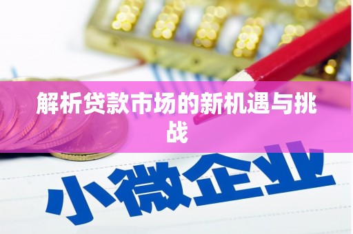 利通解析贷款市场的新机遇与挑战