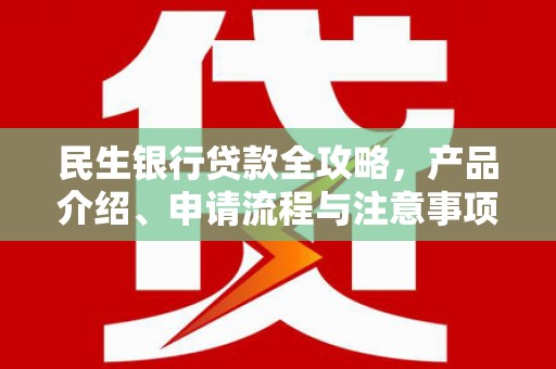 利通民生银行贷款全攻略，产品介绍、申请流程与注意事项